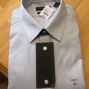 NWT, Men’s Calvin Klein dress shirt